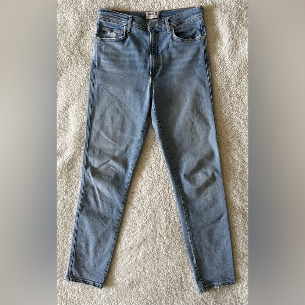 AGOLDE Women's Light Blue Jeans Size 28/28